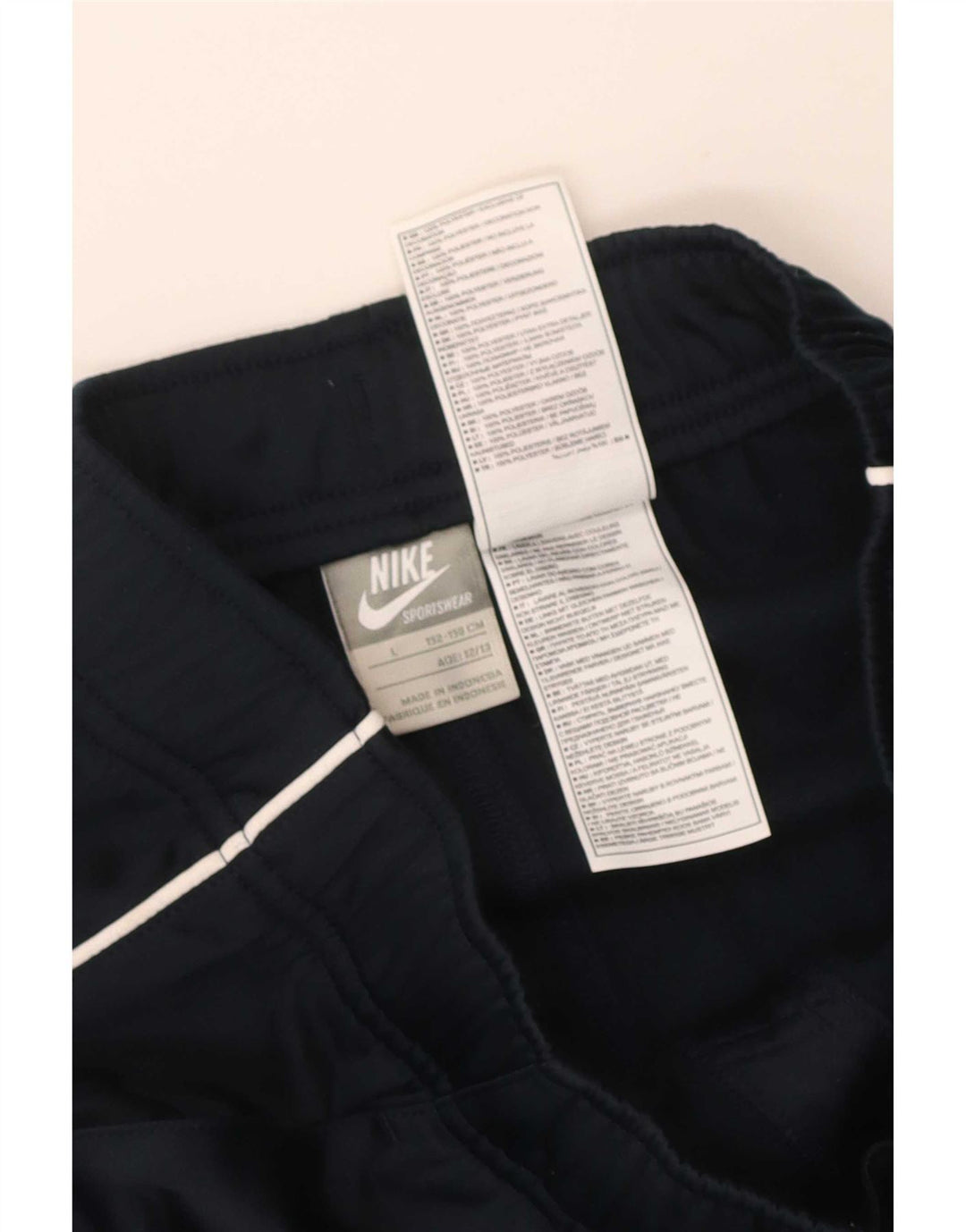 Nike Mädchen-Trainingshose, 12–13 Jahre, groß, marineblau, Polyester