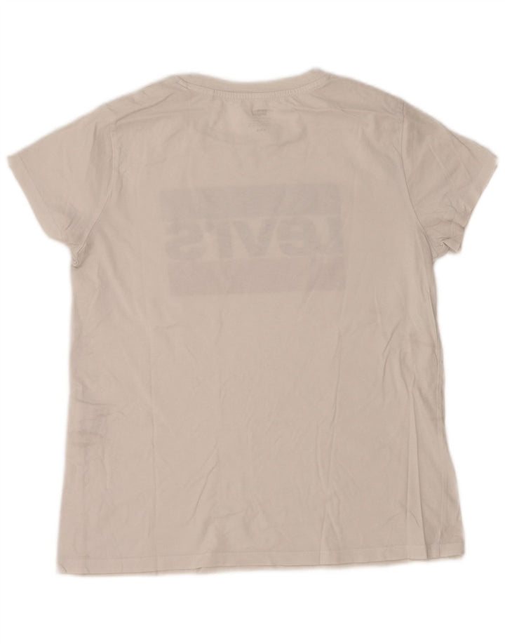 Levi's Herren T-Shirt mit Grafik, Mittelweiß