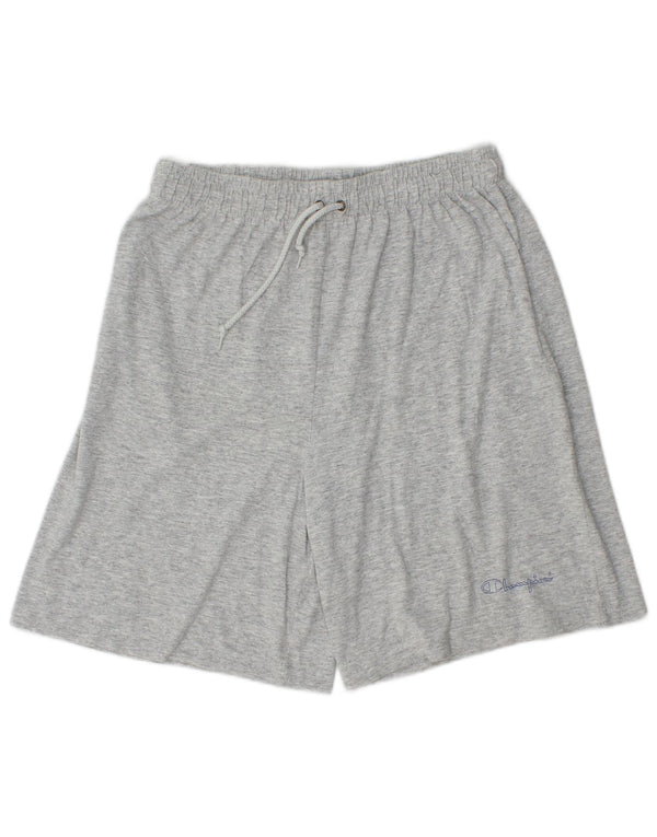 Champion Herren-Sportshorts XL aus grau gefleckter Baumwolle