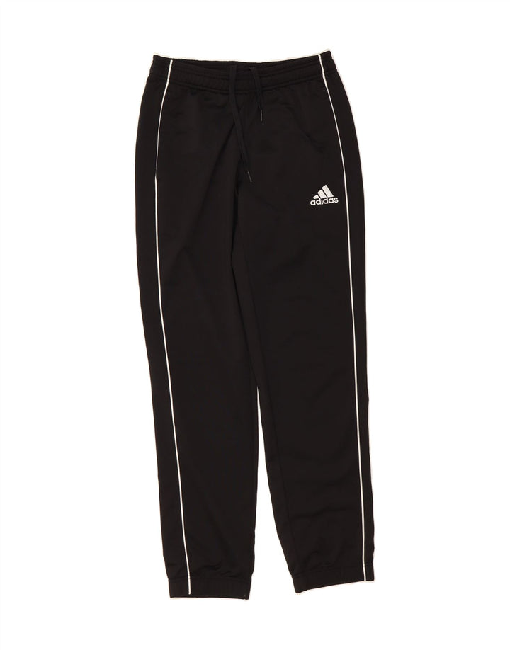 ADIDAS Mens Tracksuit Trousers Joggers Small  Black Polyester Vintage Adidas and Second-Hand Adidas from Messina Hembry 