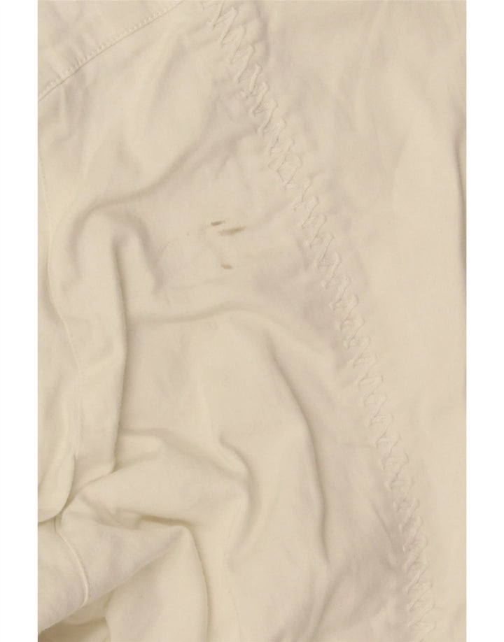 Marlboro Classics Damen Gerade Freizeithose W30 L30 Weiß