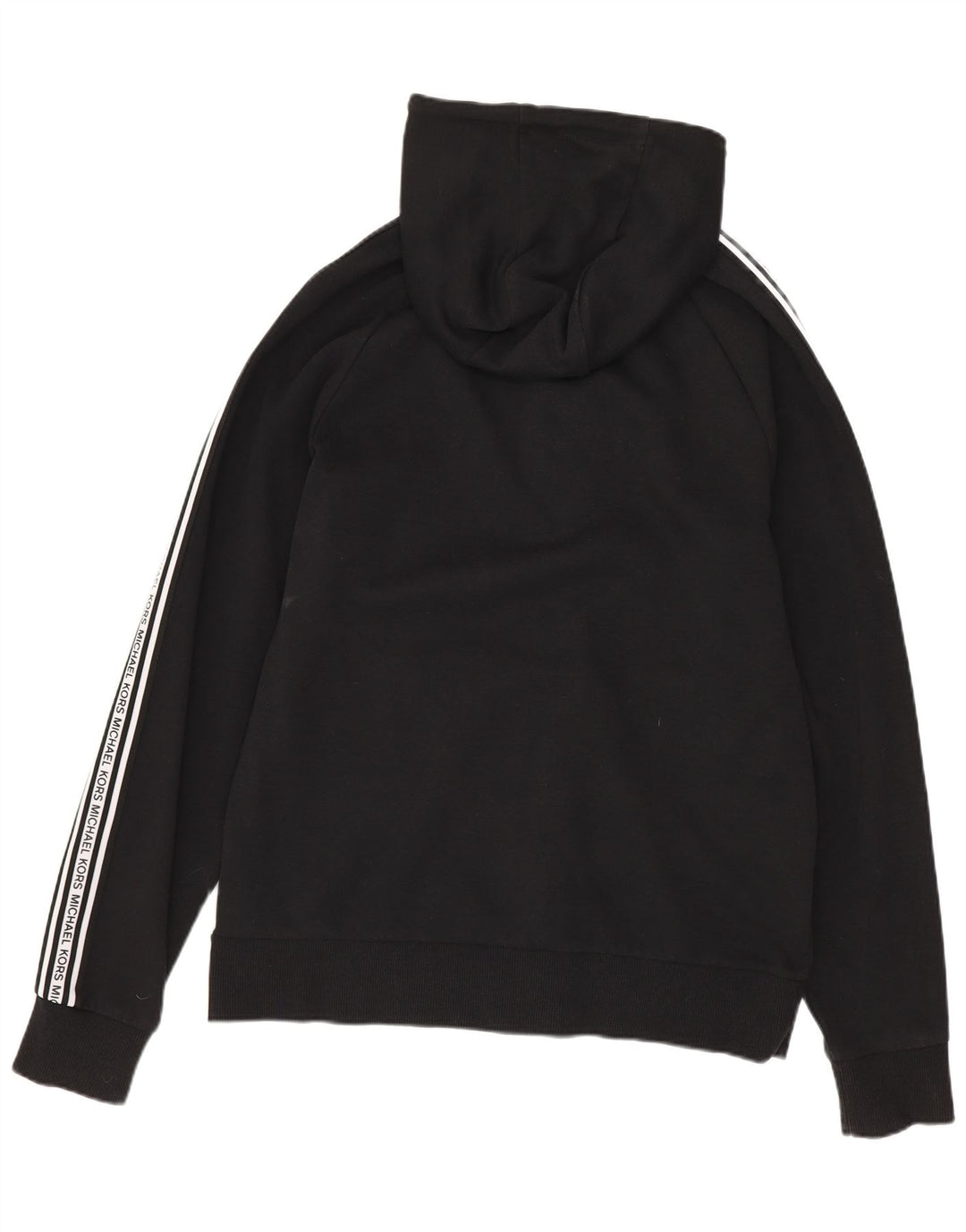 MICHAEL KORS Herren-Kapuzenpullover mit grafischem Reißverschluss, klein, Schwarz, Farbblock