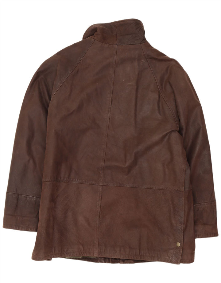 Daniel Hechter Herren Leder-Windjacke IT 52 XL Braun