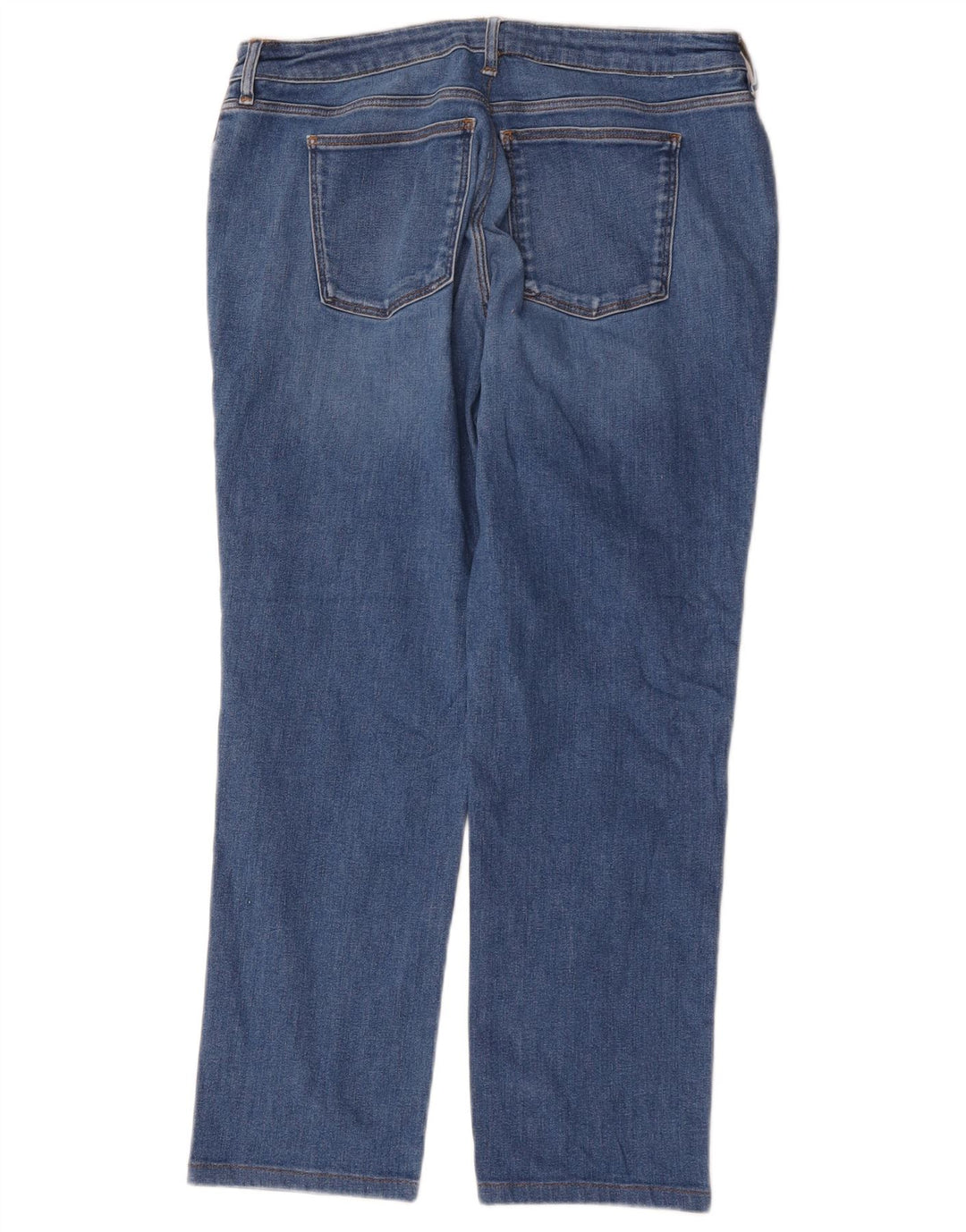Trussardi Damen Straight Jeans W35 L26 Blaue Baumwolle
