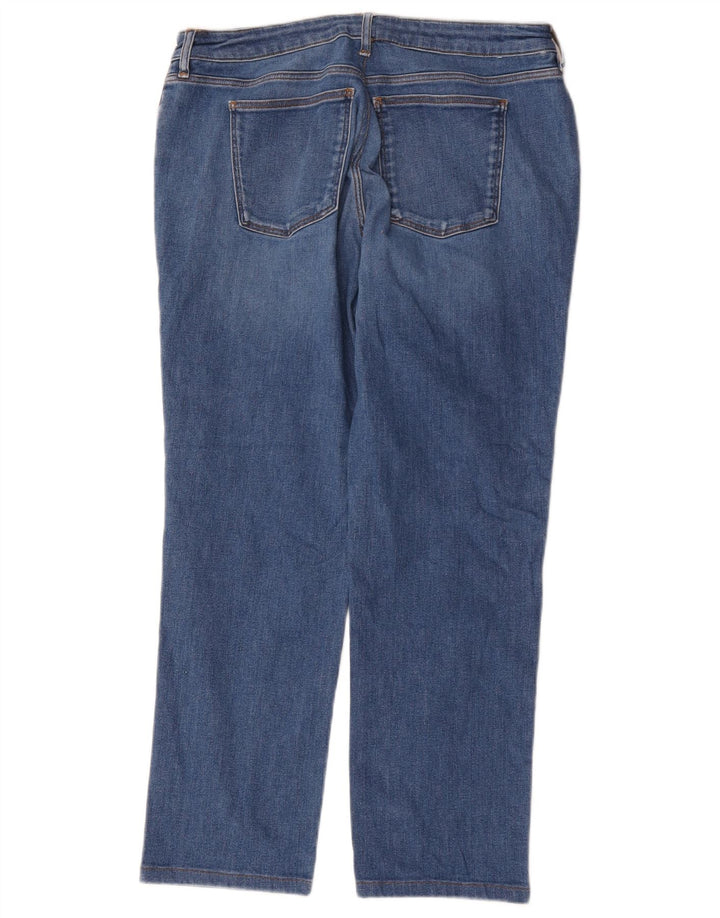 Trussardi Damen Straight Jeans W35 L26 Blaue Baumwolle