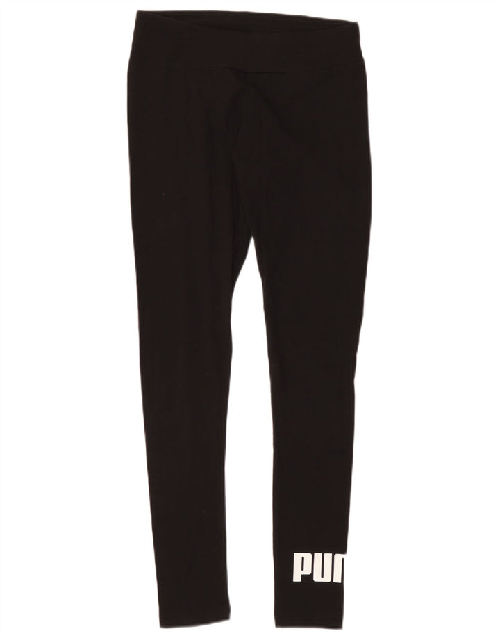 Puma Damen Graphic Leggings UK 10 Small Schwarz