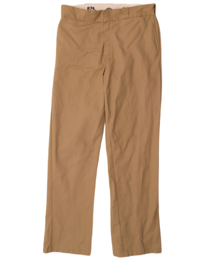 DICKIES Herren 874 Straight Chino Hose W34 L34 Beige Polyester