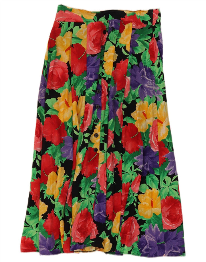 NEW FAST Womens High Waist Midi Skirt EU 40 Medium W28  Multicoloured