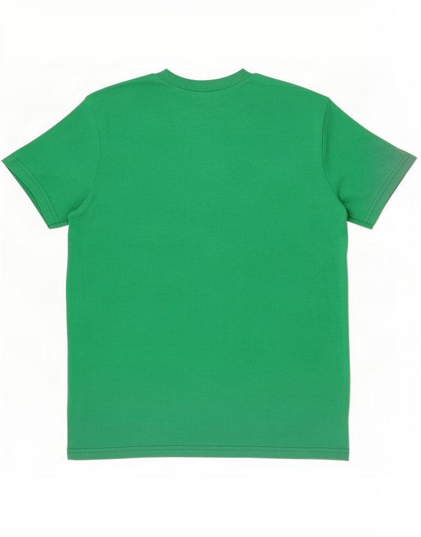 Benetton Womens Graphic T-Shirt Top UK 12 Mittelgrün