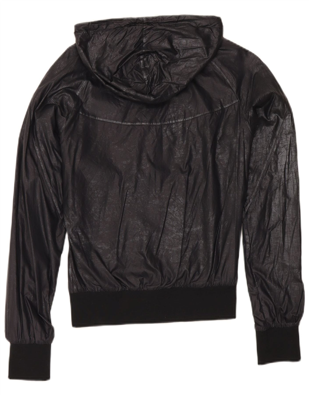 Nike Damen-Windbreakerjacke mit Kapuze, UK 10, Größe S, marineblaues Nylon