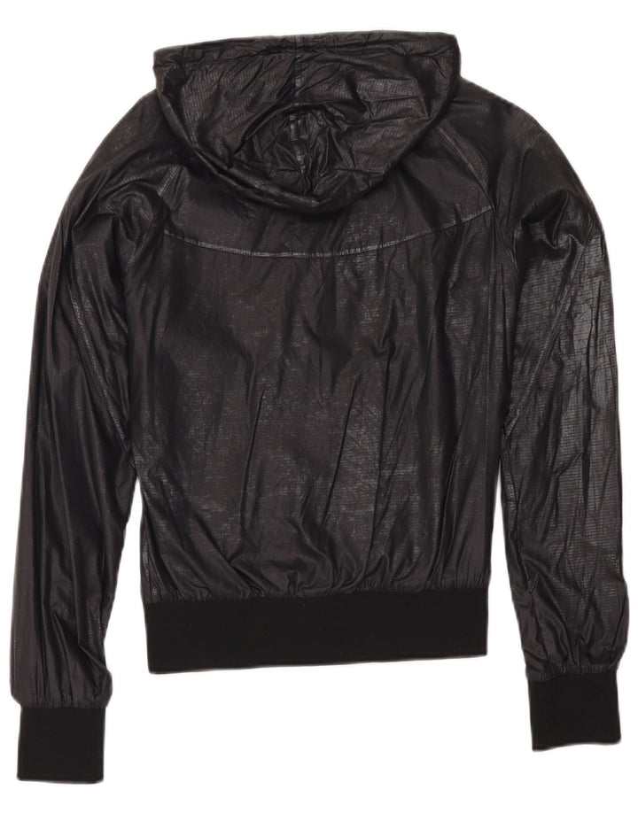 Nike Damen-Windbreakerjacke mit Kapuze, UK 10, Größe S, marineblaues Nylon