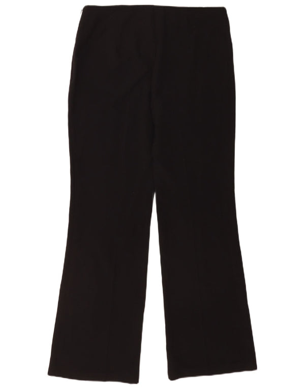 Marks & Spencer Damen Bootcut-Anzughose UK 12 Medium W32 L30 Schwarz