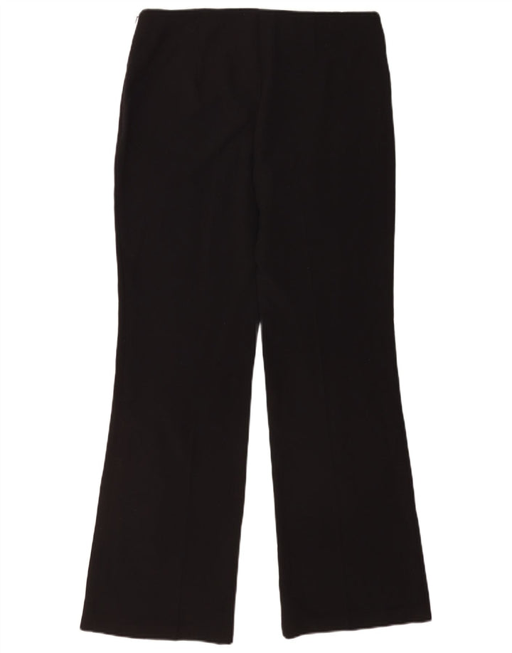 Marks & Spencer Damen Bootcut-Anzughose UK 12 Medium W32 L30 Schwarz