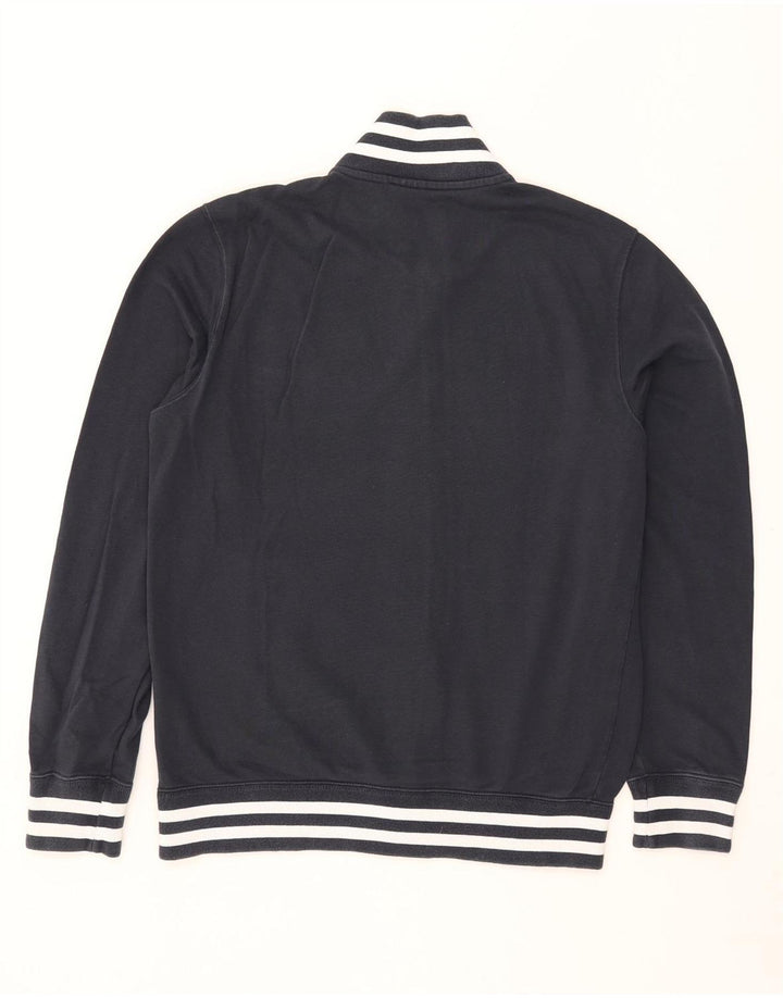 CHAMPION Herren-Trainingsanzug-Oberteil aus Baumwolle, mittelgroß, marineblau, gestreift