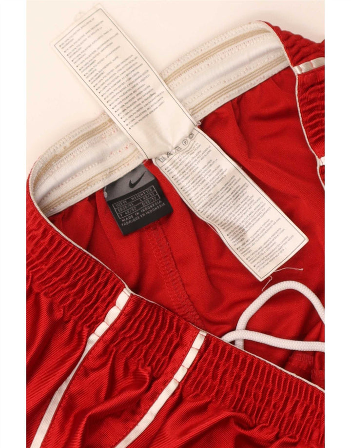 Nike Herren-Sportshorts aus mittelrotem Polyester