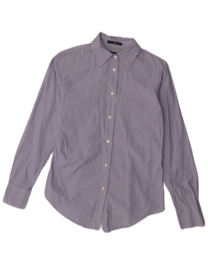 Gap Damenhemd US 6 Medium Lila gestreift