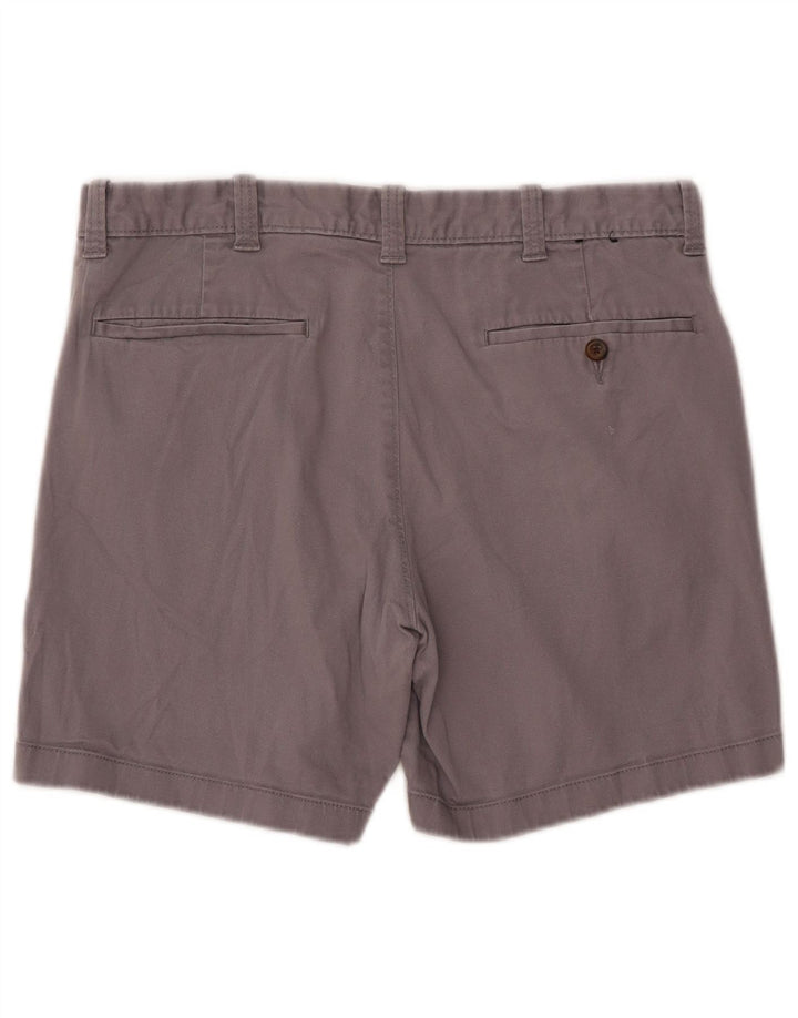 J. CREW Herren Chinoshorts W32 mittelgraue Baumwolle