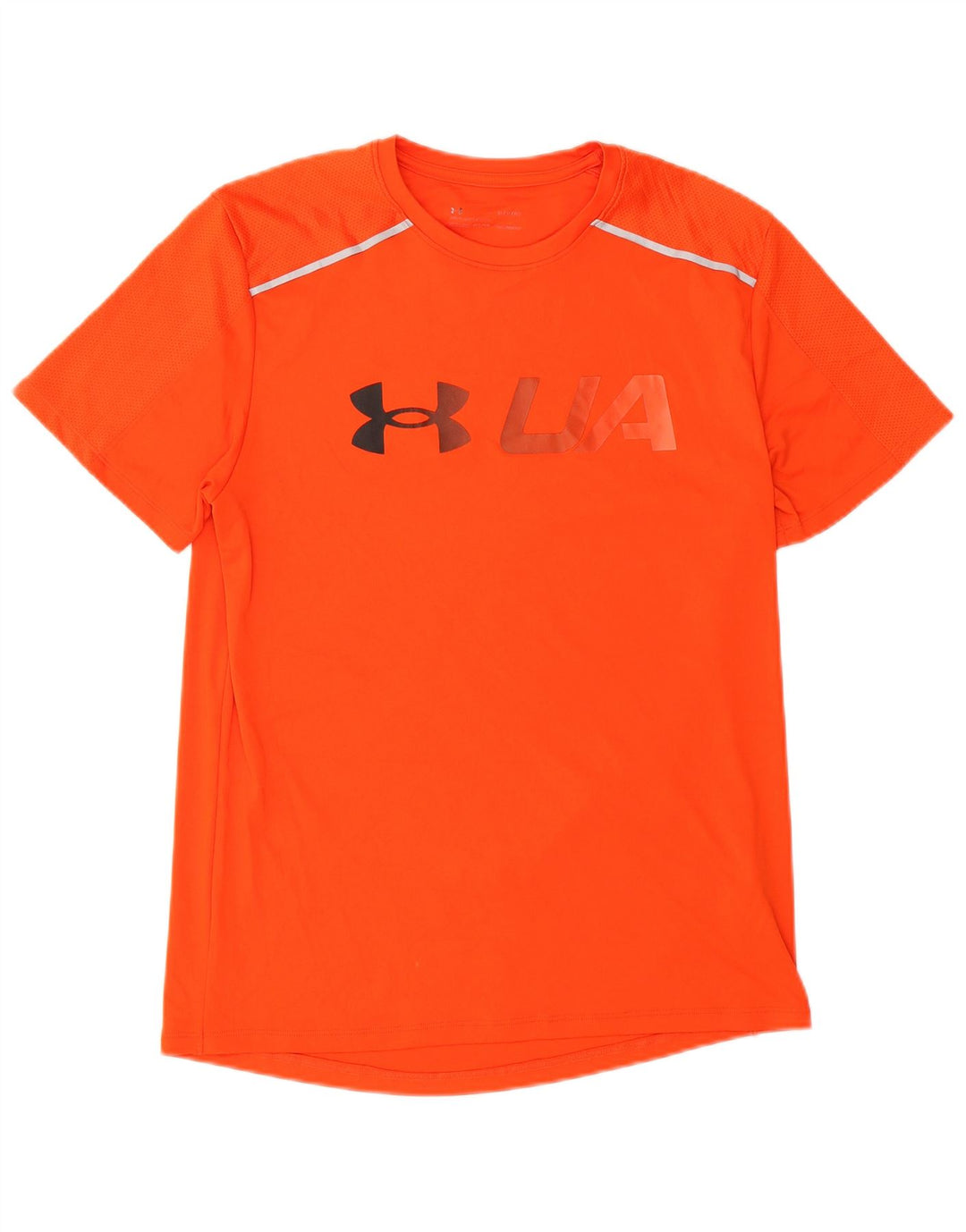 Under Armour Herren Heat Gear Grafik-T-Shirt-Oberteil Mittelorange Polyester