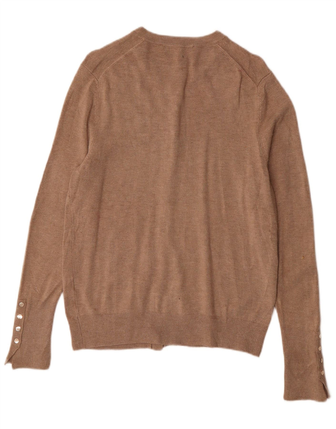 Zara Damen-Cardigan-Pullover UK 14 Large Braun