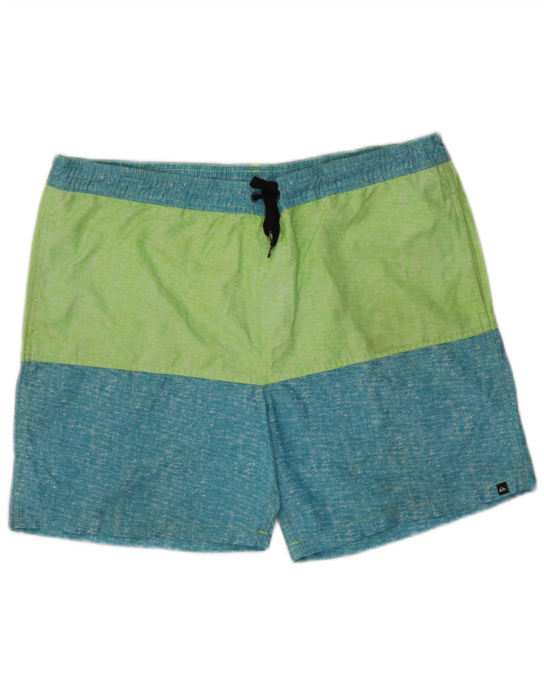 Quiksilver Herren-Badeshorts, Größe L, Grün, Farbblock