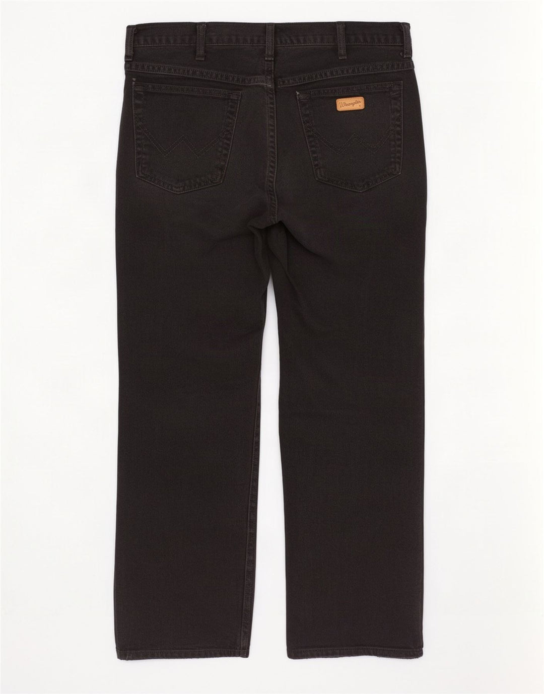 Wrangler Herren Texas Straight Jeans W35 L30 Schwarze Baumwolle