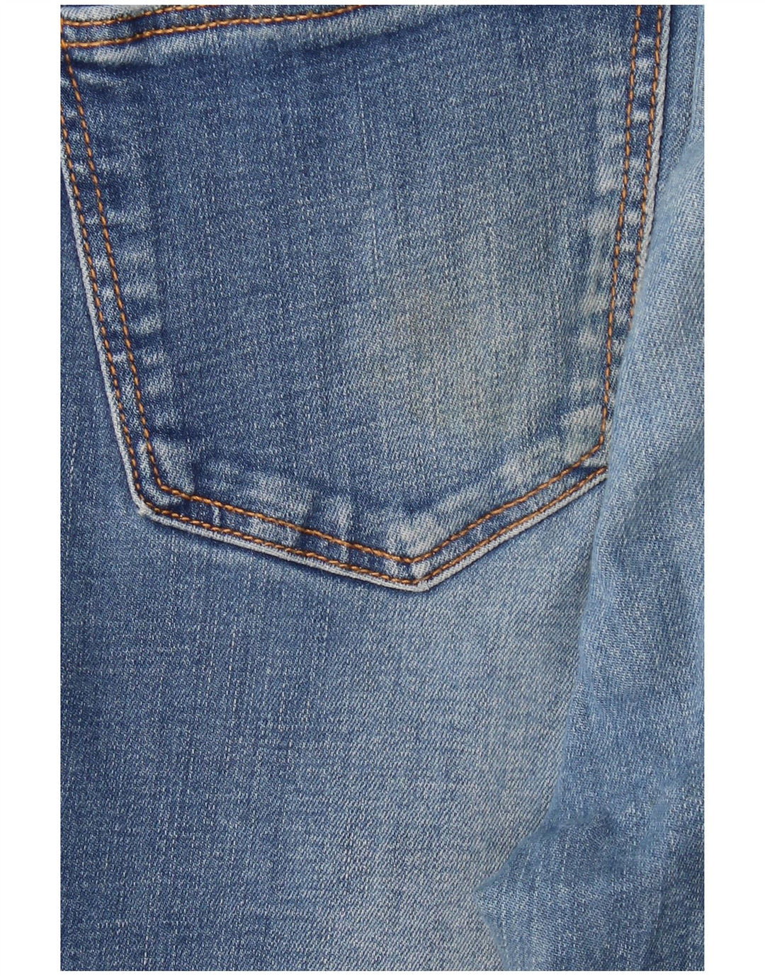 ZARA Damen Distressed Slim Jeans EU 38 Small W28 L28 Blau