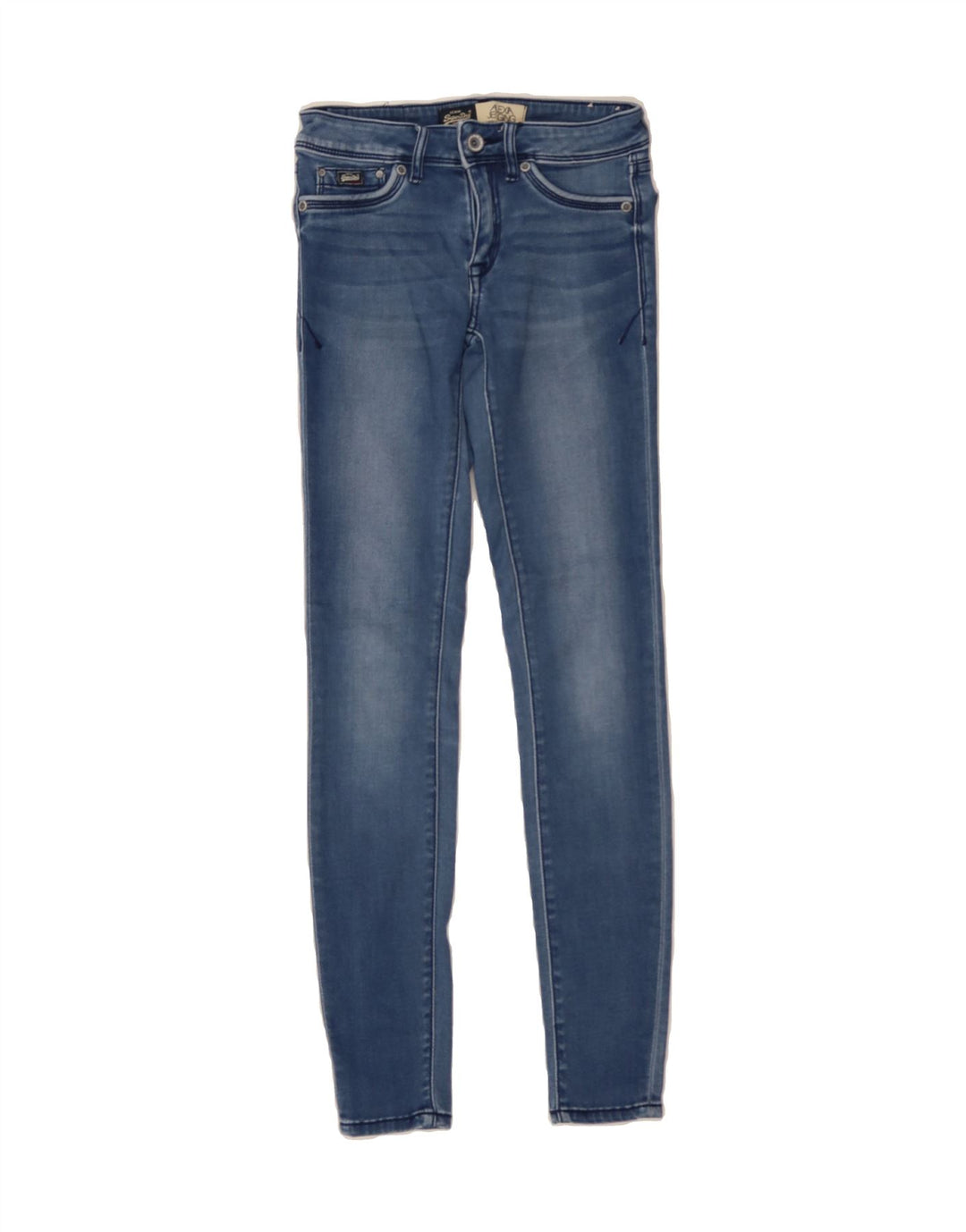 SUPERDRY Womens Jegging Jeans W26 L30 Blue Cotton Vintage Superdry and Second-Hand Superdry from Messina Hembry 