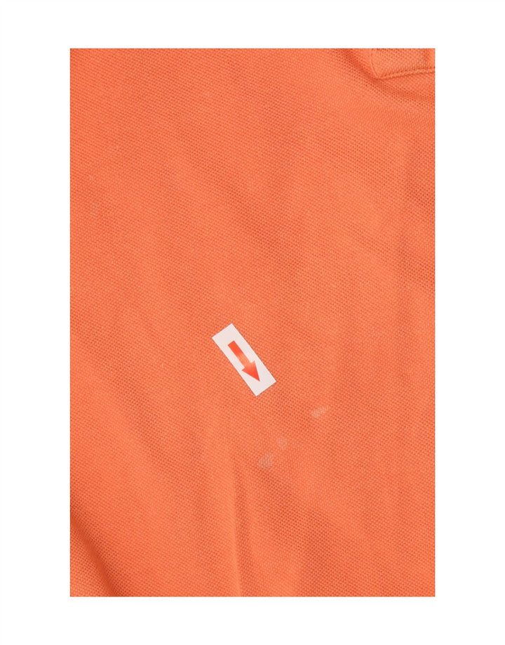 Polo Ralph Lauren Herren-Poloshirt aus mitteloranger Baumwolle