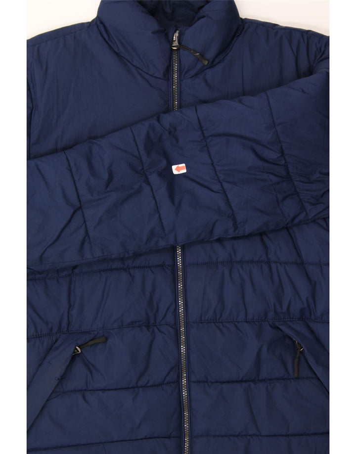 KAPPA Mens Padded Jacket UK 36 Small Navy Blue Polyester Vintage Kappa and Second-Hand Kappa from Messina Hembry 