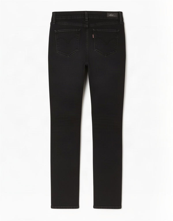 Levi's Damen Slim Jeans W30 L32 Schwarze Baumwolle