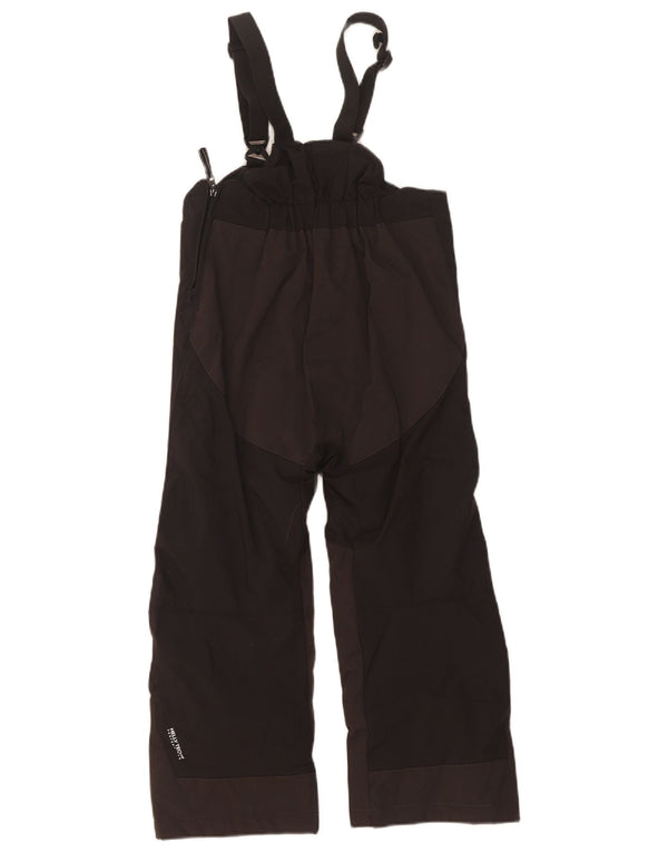 Helly Hansen Jungen Ski-Latzhose mit Grafik, 5–6 Jahre, schwarzes Polyamid