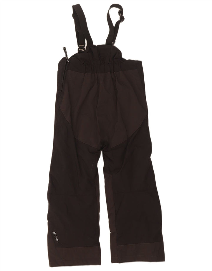 Helly Hansen Jungen Ski-Latzhose mit Grafik, 5–6 Jahre, schwarzes Polyamid