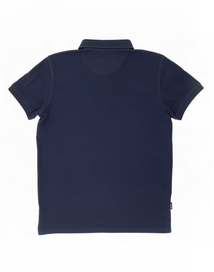 Wrangler Herren-Poloshirt, mittelmarineblaue Baumwolle