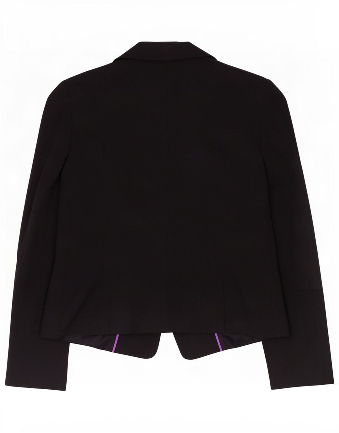 Oasis Damen-Blazerjacke mit 1 Knopf, UK 12, Mittelschwarz, Baumwolle