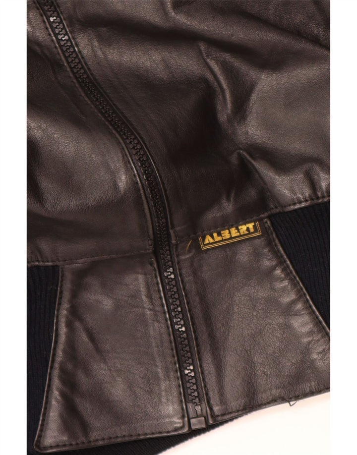 Albert Damen Lederjacke UK 16 Large Braun