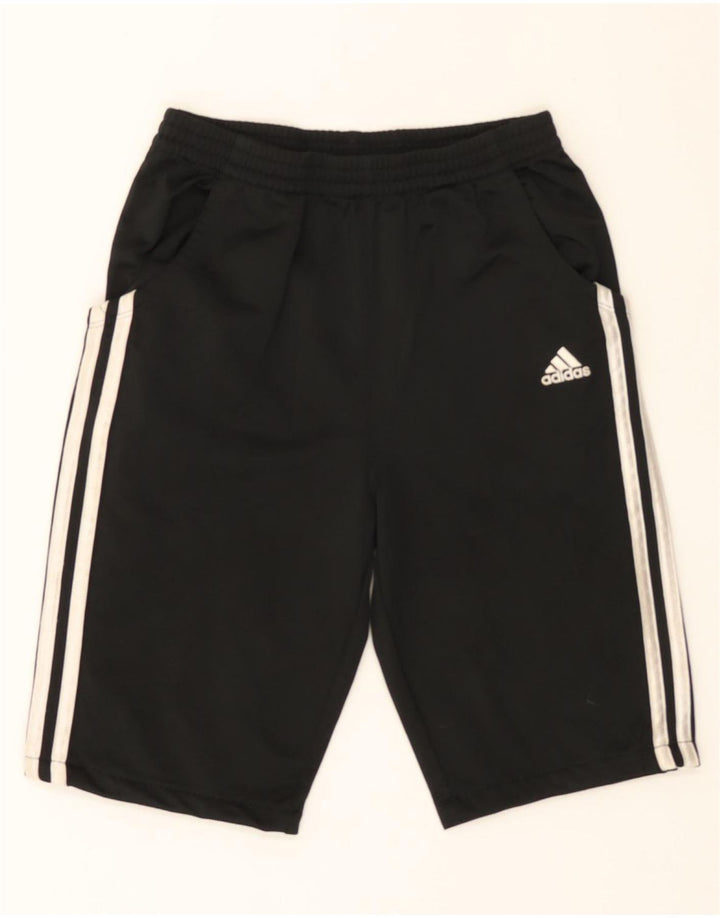 ADIDAS Boys Sport Shorts 10-11 Years Medium Black Polyester Vintage Adidas and Second-Hand Adidas from Messina Hembry 