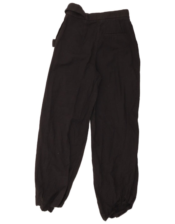 Cos Damen-Freizeithose mit lockerer Passform, EU 36, XS, B26, L28, schwarze Wolle