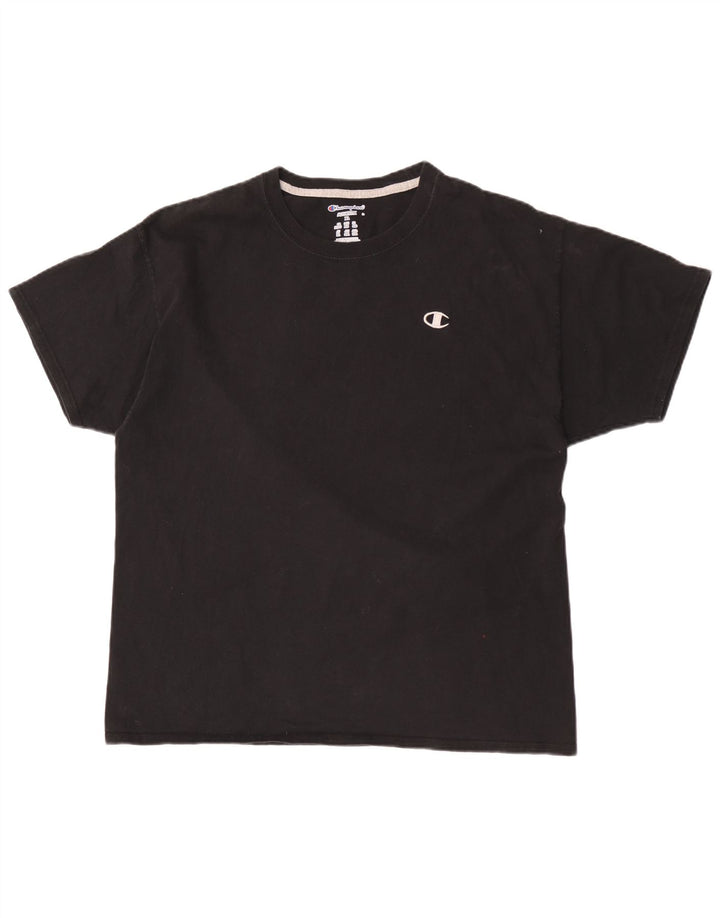 Champion Herren T-Shirt Top XL Schwarz Baumwolle