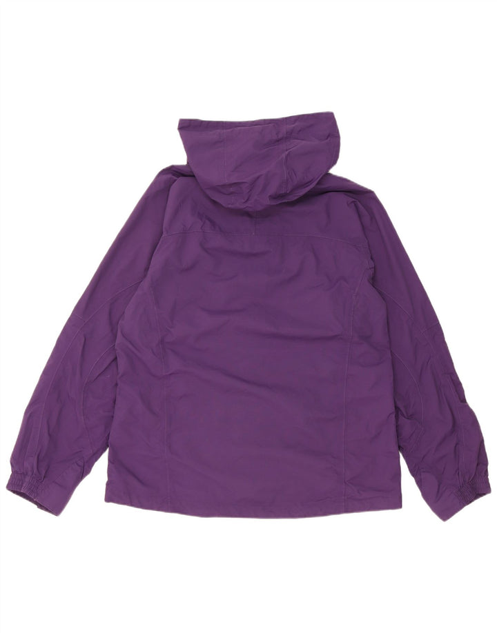 Mountain Warehouse Damen-Regenjacke mit Kapuze, UK 14, Größe L, Lila, Nylon