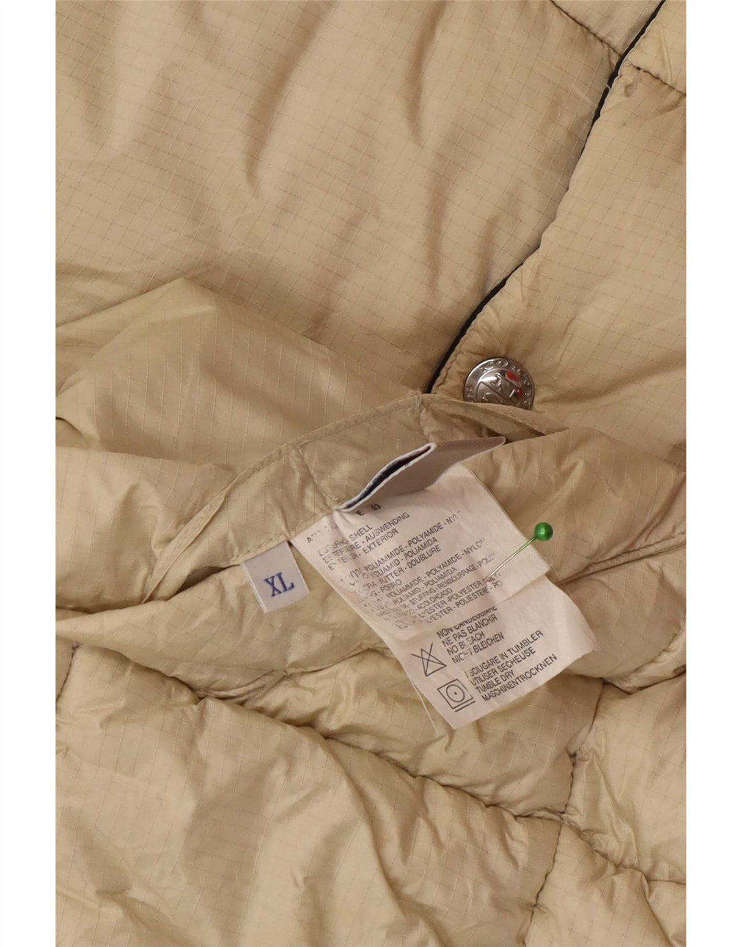 North Sails Herren Reversible Wattierte Weste UK 42 XL Schwarz Polyamid