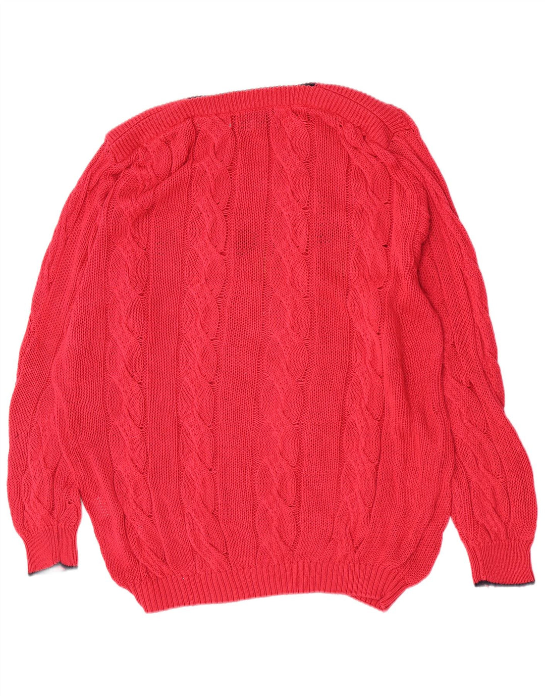 St. Germain Damen-Pullover mit grafischem U-Boot-Ausschnitt, IT 46, Größe L, Rot, klassisch