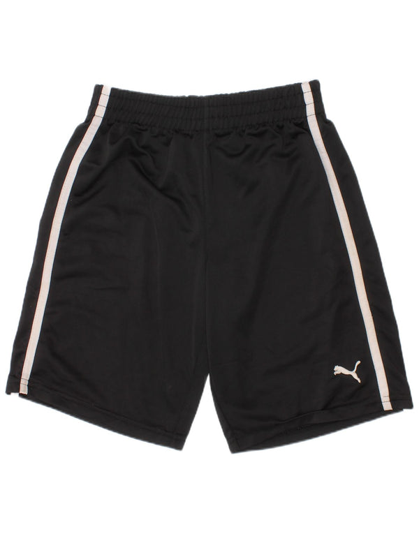 Puma Jungen Sportshorts 6–7 Jahre, schwarzes Polyester