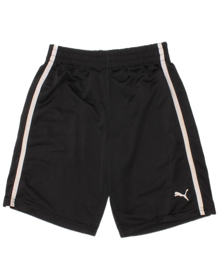 Puma Jungen Sportshorts 6–7 Jahre, schwarzes Polyester