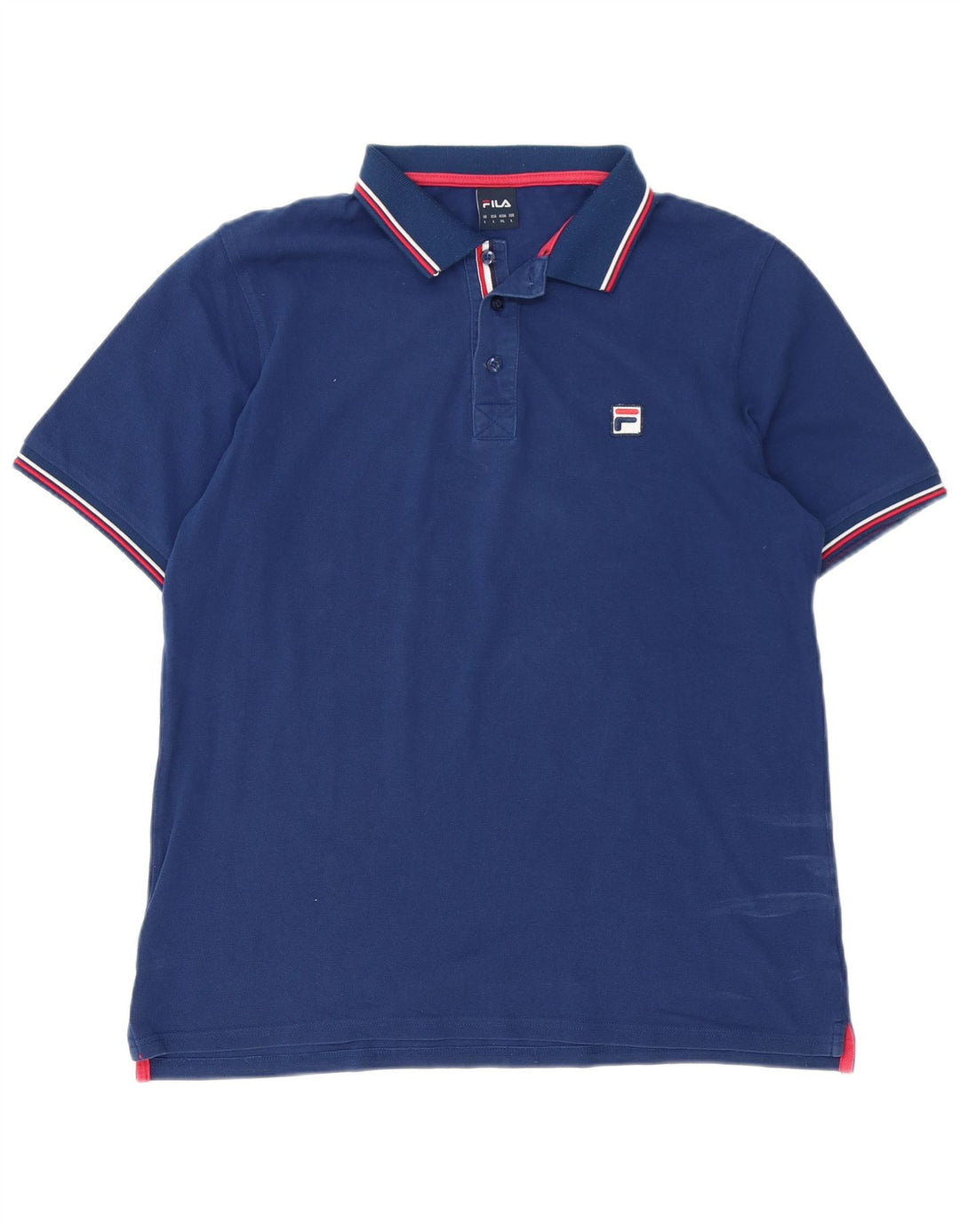 FILA Herren-Poloshirt, große marineblaue Baumwolle