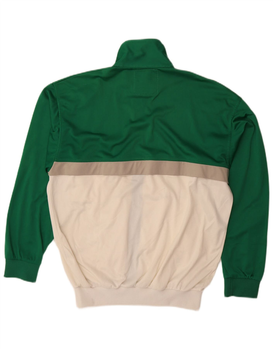 Kappa Herren-Trainingsanzug-Top-Jacke, groß, grün, Farbblock