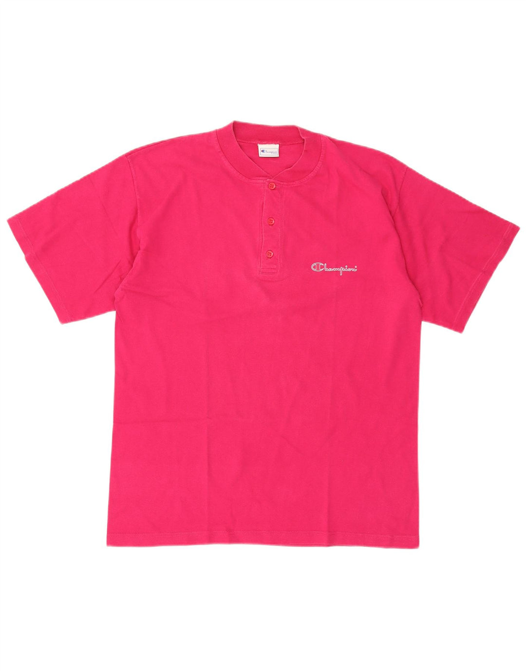 Champion Herren T-Shirt Top Large Rosa Baumwolle