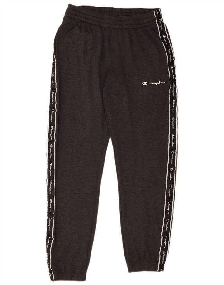 Champion Herren-Trainingshose mit Grafik, Jogginghose, XS, Grau, Polyester
