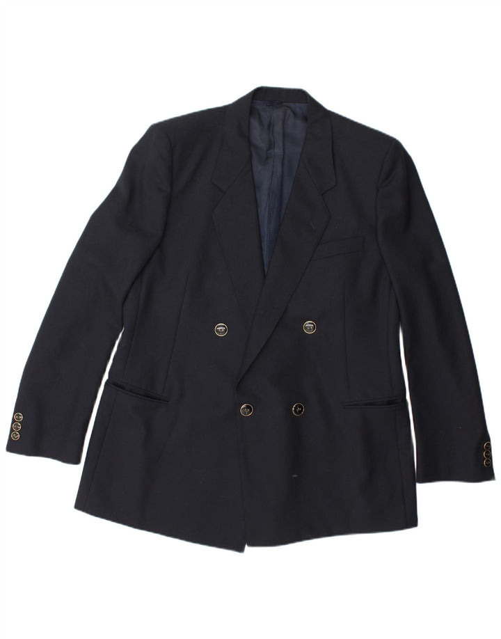 Redaelli Herren-Blazer, zweireihig, IT 50, Größe L, Marineblau