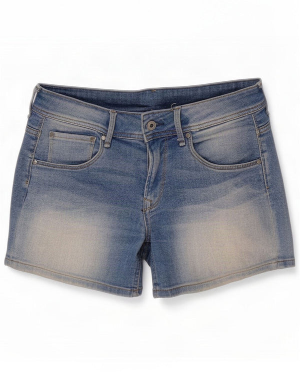 PEPE Jeans Womens Denim Shorts Medium W29 Blue