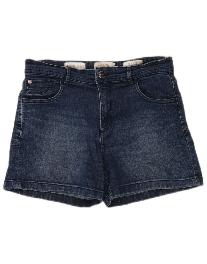 DACK'S Slim Fit Denim-Shorts für Damen IT 44 Medium W30 Blaue Baumwolle